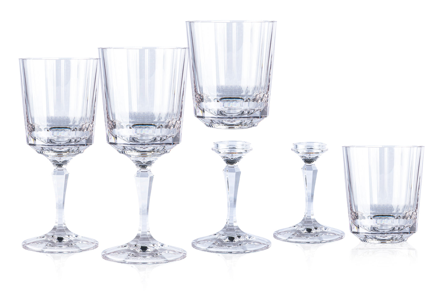Bogo sale on now, Fine Lines Tumbler with Twist off Stem, Set of 4