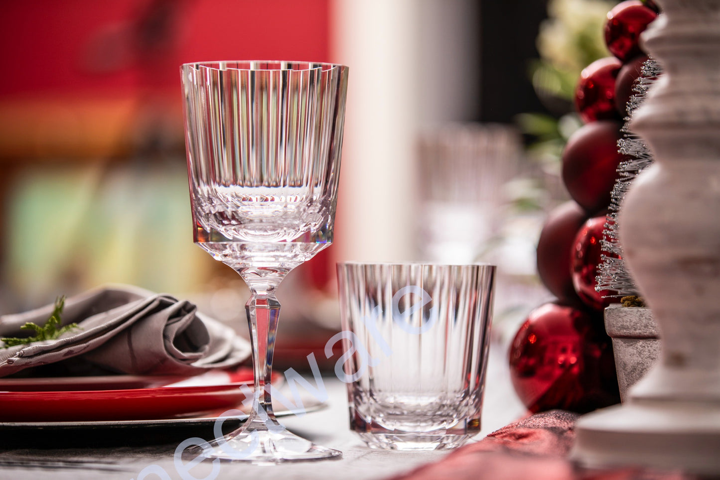 Bogo sale on now, Fine Lines Tumbler with Twist off Stem, Set of 4